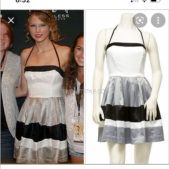 BeBe A-line Strapless Dress - Picture 1 of 6